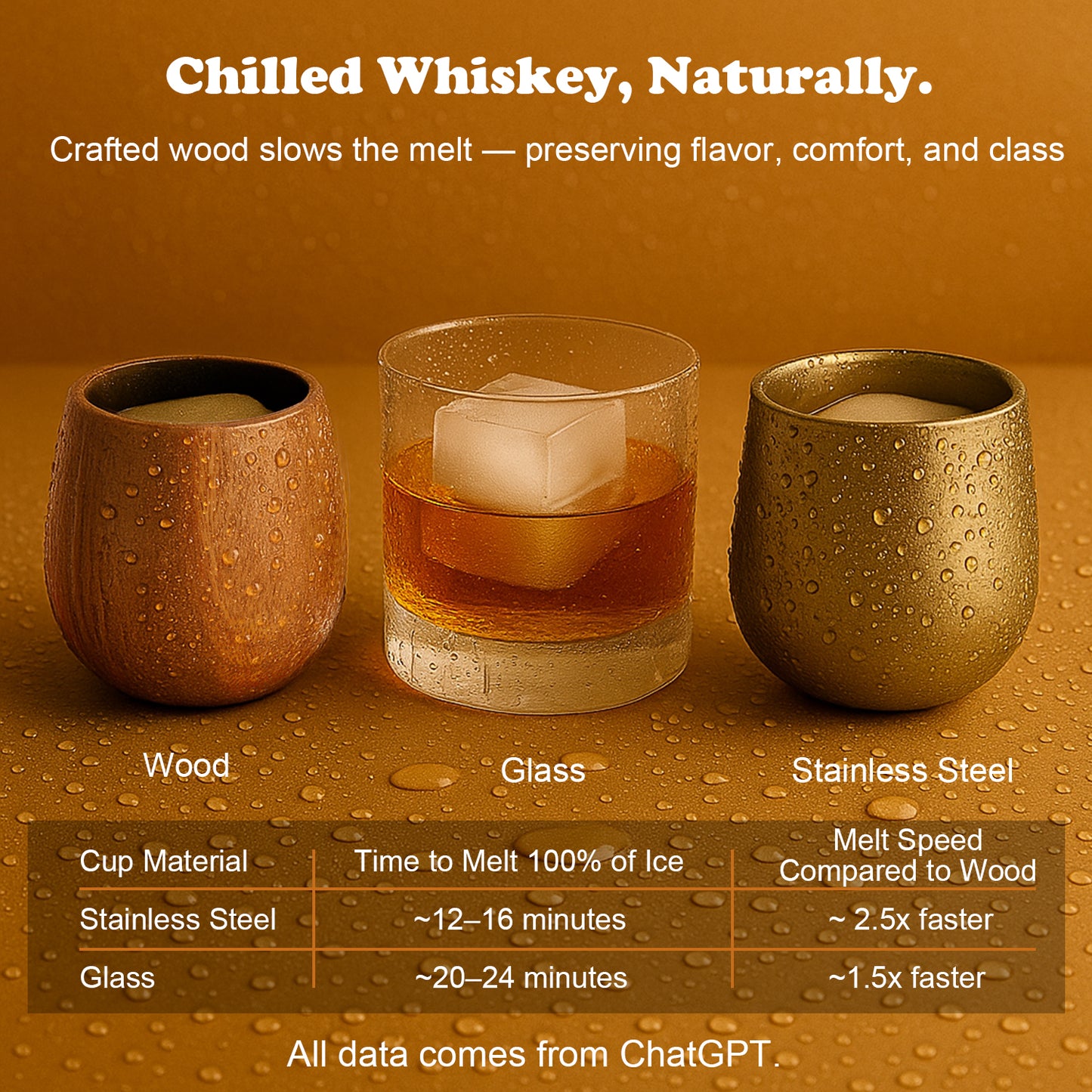 Charred Wooden Bourbon Drinking Glass Set, 11oz Handcrafted Premium Acacia Confusa Whiskey Tumbler, 4 Whiskey Stones & 2 Ice Ball Molds, Charred Old Fashioned Glass, Unique Gifts for Men,Dad,Brother